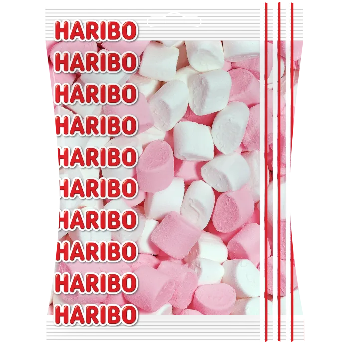 Haribo CHAM PINK&WHITE 500GR