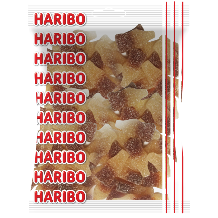 Haribo FIZZ H.COLA/EKŞİLİ KOLA ŞİŞESİ 1Kg