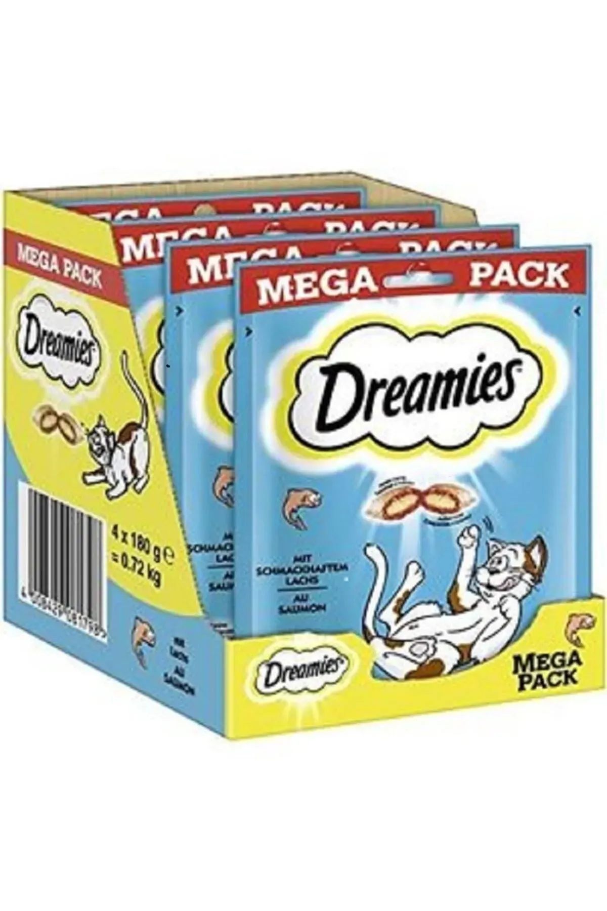 Dreamies Mega Somonlu 180g*4