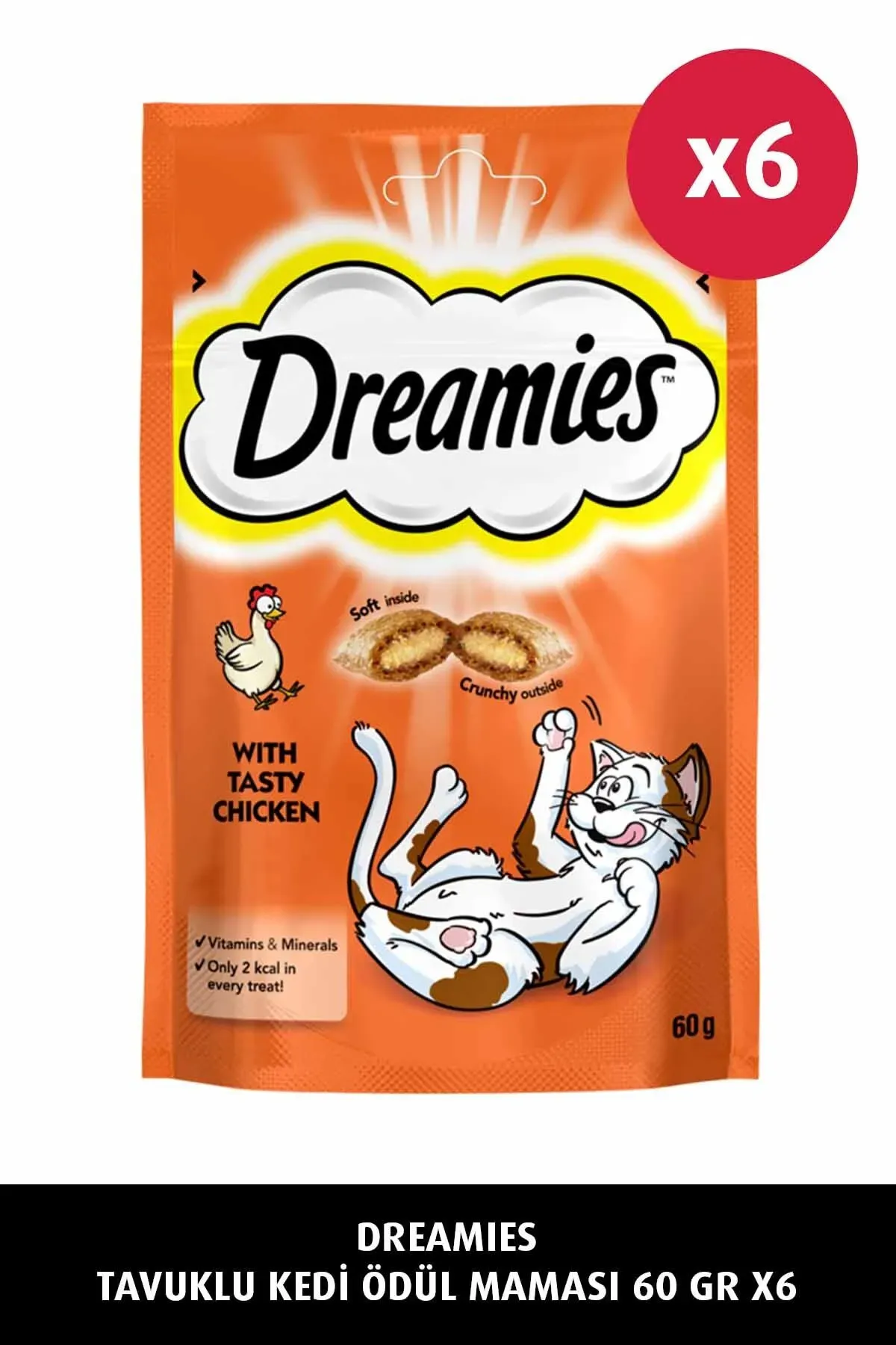 Dreamies Tavuklu 60gr*6